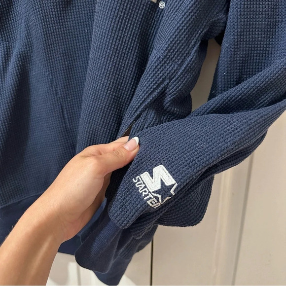 VTG Starter Michigan Waffle Pullover - Picture 9 of 10